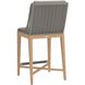 Sorrento 44.75 inch Palazzo Taupe Outdoor Barstool